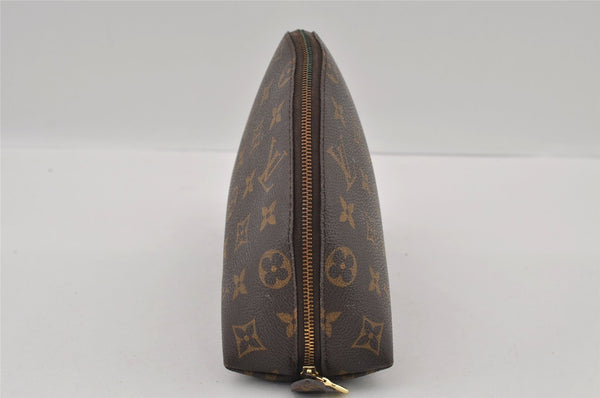 Auth Louis Vuitton Monogram Trousse Demi Ronde 23 Cosmetic Pouch M47520 LV 2992I
