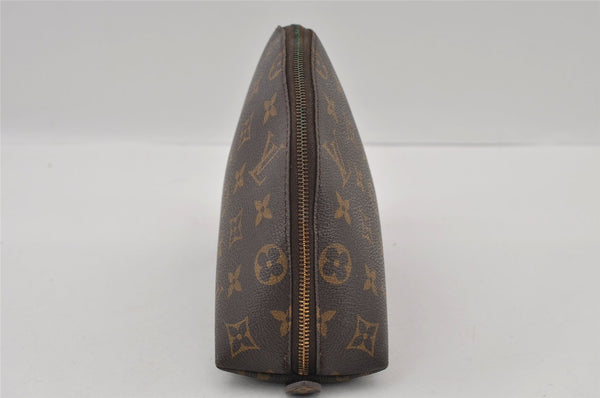 Auth Louis Vuitton Monogram Trousse Demi Ronde 23 Cosmetic Pouch M47520 LV 2992I