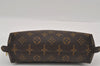Auth Louis Vuitton Monogram Trousse Demi Ronde 23 Cosmetic Pouch M47520 LV 2992I