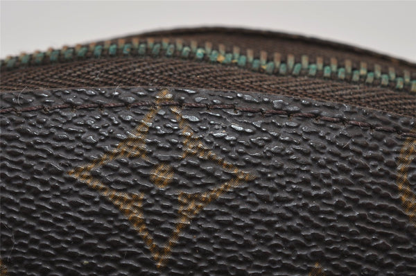 Auth Louis Vuitton Monogram Trousse Demi Ronde 23 Cosmetic Pouch M47520 LV 2992I