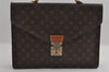 Auth Louis Vuitton Monogram Serviette Conseiller Briefcase Old Model Junk 2993I