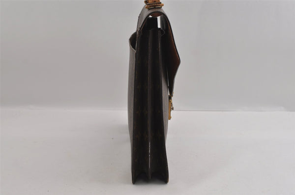 Auth Louis Vuitton Monogram Serviette Conseiller Briefcase Old Model Junk 2993I