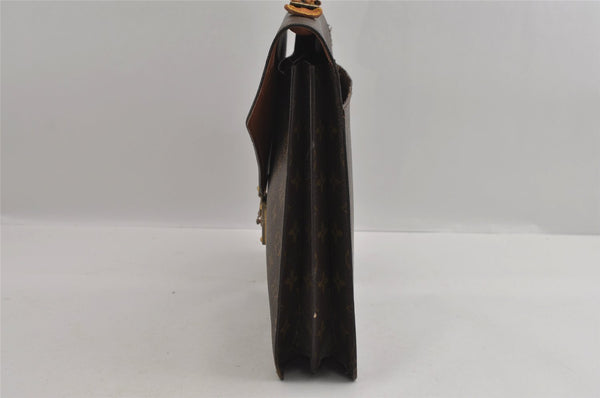 Auth Louis Vuitton Monogram Serviette Conseiller Briefcase Old Model Junk 2993I