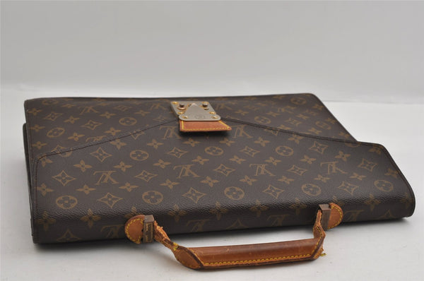 Auth Louis Vuitton Monogram Serviette Conseiller Briefcase Old Model Junk 2993I