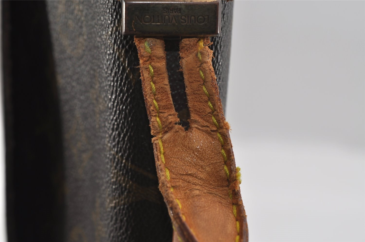 Auth Louis Vuitton Monogram Serviette Conseiller Briefcase Old Model Junk 2993I