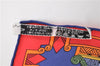 Authentic HERMES Carre 90 Scarf "ASTRES et SOLEILS" Silk Blue 2995D