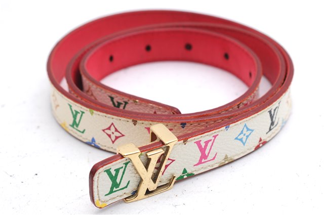 Louis Vuitton Monogram Multicolor Ceinture Initial 85cm 33.5