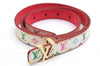 Louis Vuitton Monogram Multicolor Ceinture Initial 85cm 33.5" White Box 2995E