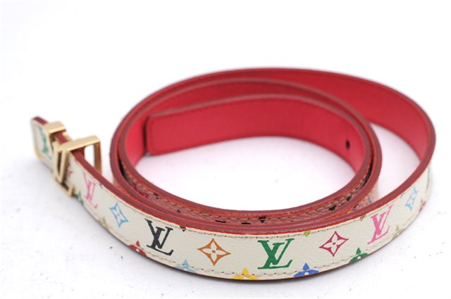 Louis Vuitton Monogram Multicolor Ceinture Initial 85cm 33.5