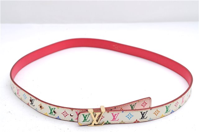 Louis Vuitton Monogram Multicolor Ceinture Initial 85cm 33.5