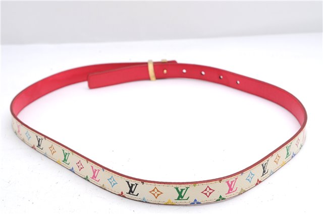 Louis Vuitton Monogram Multicolor Ceinture Initial 85cm 33.5