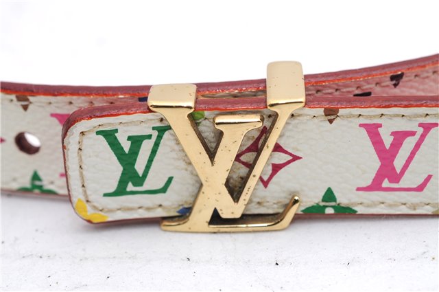 Louis Vuitton Monogram Multicolor Ceinture Initial 85cm 33.5