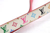 Louis Vuitton Monogram Multicolor Ceinture Initial 85cm 33.5" White Box 2995E