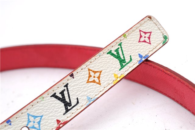 Louis Vuitton Monogram Multicolor Ceinture Initial 85cm 33.5