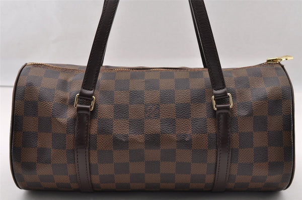 Authentic Louis Vuitton Damier Papillon 30 Hand Bag Purse N51303 LV 2996I