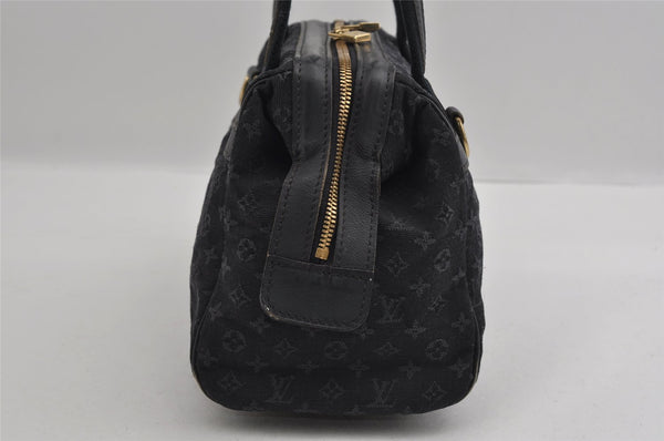 Auth Louis Vuitton Monogram Mini Josephine PM Hand Bag Dark Blue M92414 LV 2997I