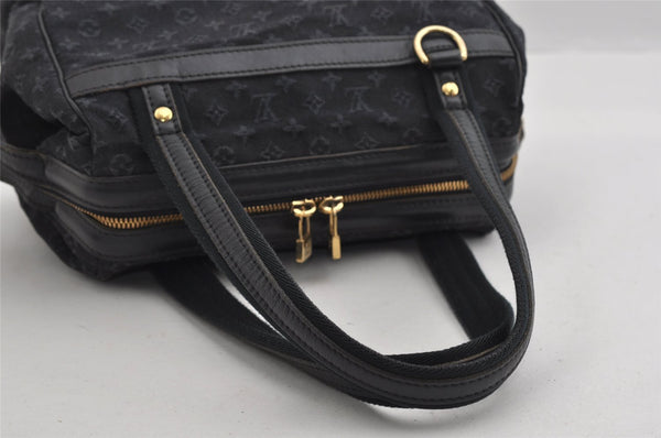 Auth Louis Vuitton Monogram Mini Josephine PM Hand Bag Dark Blue M92414 LV 2997I