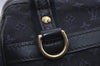 Auth Louis Vuitton Monogram Mini Josephine PM Hand Bag Dark Blue M92414 LV 2997I