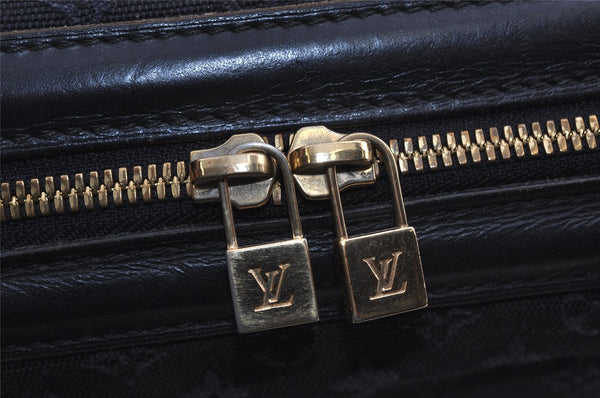 Auth Louis Vuitton Monogram Mini Josephine PM Hand Bag Dark Blue M92414 LV 2997I