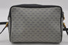 Authentic GUCCI Sherry Line Micro GG Shoulder Bag PVC Leather Navy Junk 2999I