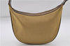 Authentic GUCCI Shoulder Hand Bag Canvas Leather 0014186 Gold 3000D