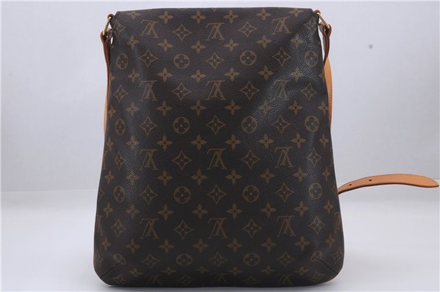 Authentic Louis Vuitton Monogram Musette Shoulder Cross Body Bag M51256 LV 3001D
