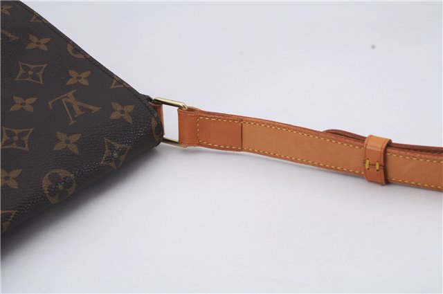Authentic Louis Vuitton Monogram Musette Shoulder Cross Body Bag M51256 LV 3001D