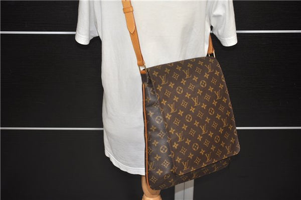 Authentic Louis Vuitton Monogram Musette Shoulder Cross Body Bag M51256 LV 3001D