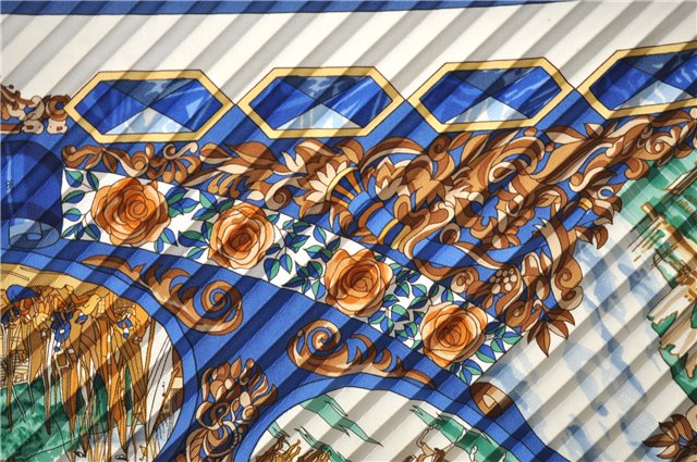 Authentic HERMES Pleats Scarf 