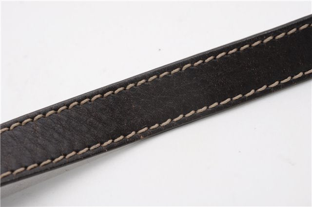 Authentic GUCCI Shoulder Cross Body Bag GG PVC Leather 233268 Brown 3002F