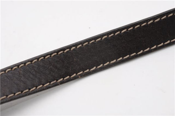 Authentic GUCCI Shoulder Cross Body Bag GG PVC Leather 233268 Brown 3002F