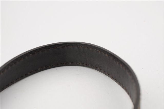 Authentic GUCCI Shoulder Cross Body Bag GG PVC Leather 233268 Brown 3002F