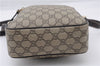 Authentic GUCCI Shoulder Cross Body Bag GG PVC Leather 233268 Brown 3002F