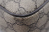 Authentic GUCCI Shoulder Cross Body Bag GG PVC Leather 233268 Brown 3002F