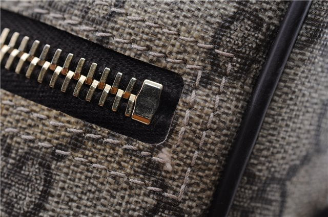 Authentic GUCCI Shoulder Cross Body Bag GG PVC Leather 233268 Brown 3002F