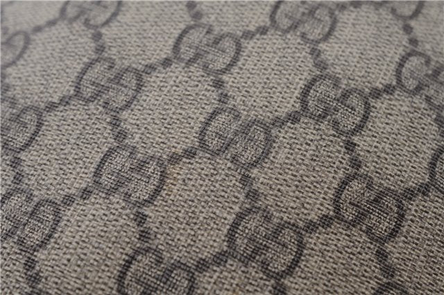 Authentic GUCCI Shoulder Cross Body Bag GG PVC Leather 233268 Brown 3002F