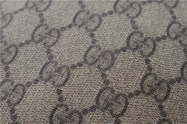 Authentic GUCCI Shoulder Cross Body Bag GG PVC Leather 233268 Brown 3002F