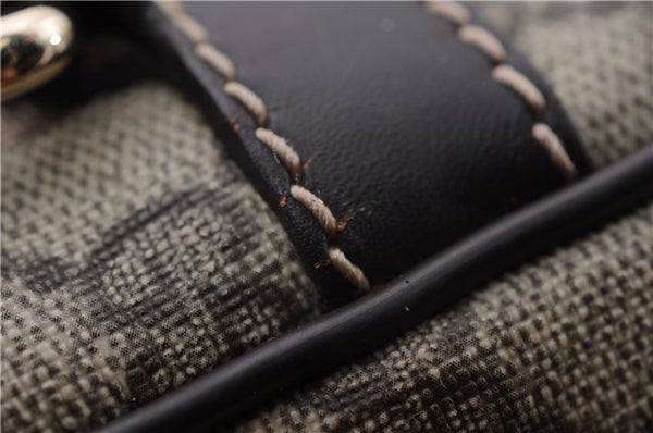 Authentic GUCCI Shoulder Cross Body Bag GG PVC Leather 233268 Brown 3002F