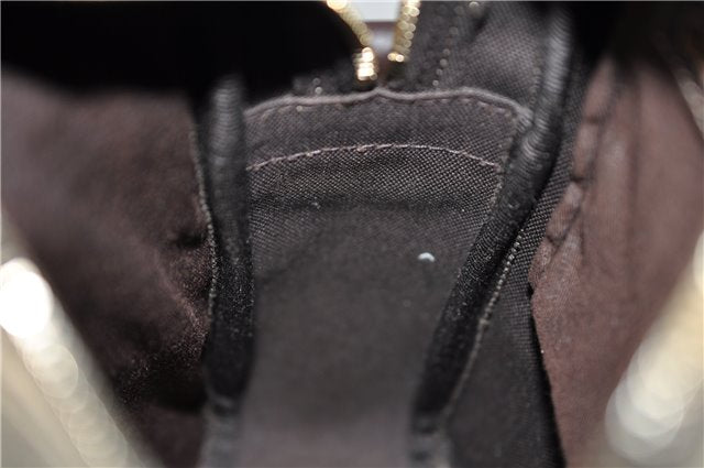 Authentic GUCCI Shoulder Cross Body Bag GG PVC Leather 233268 Brown 3002F