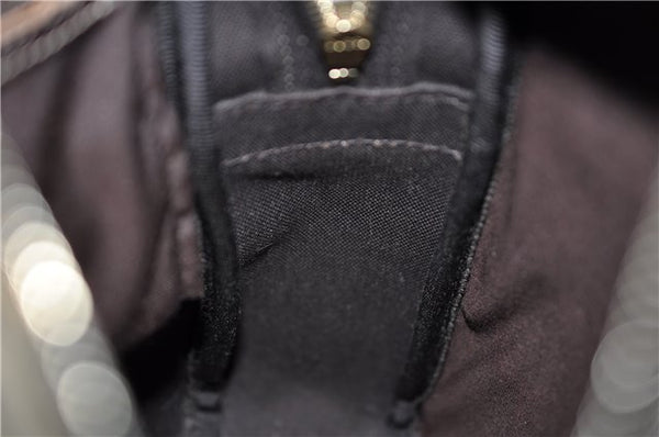 Authentic GUCCI Shoulder Cross Body Bag GG PVC Leather 233268 Brown 3002F