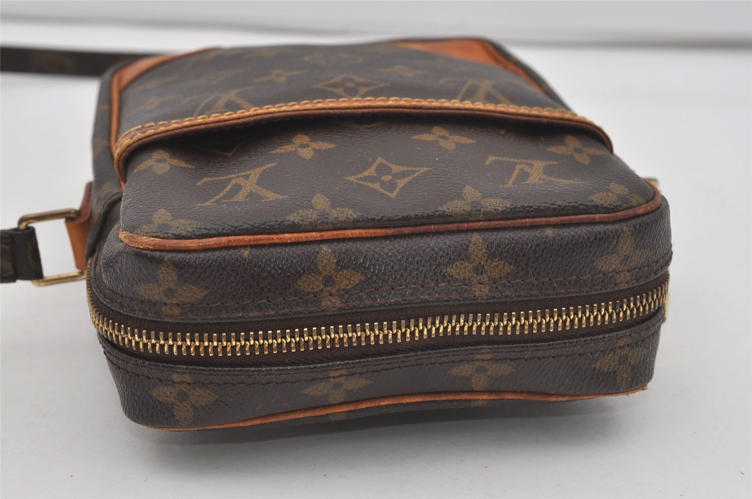 Authentic Louis Vuitton Monogram Danube Shoulder Cross Body Bag M45266 LV 3002I