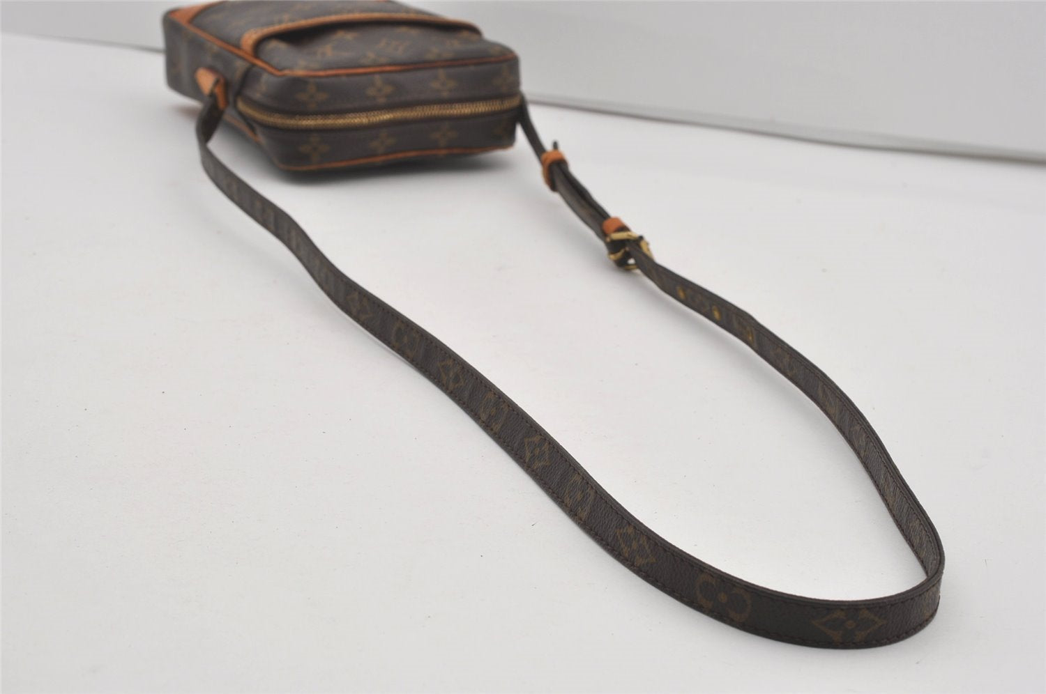 Authentic Louis Vuitton Monogram Danube Shoulder Cross Body Bag M45266 LV 3002I