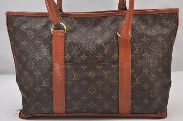 Auth Louis Vuitton Monogram Sac Weekend PM Vintage Tote Hand Bag M42425 LV 3003I