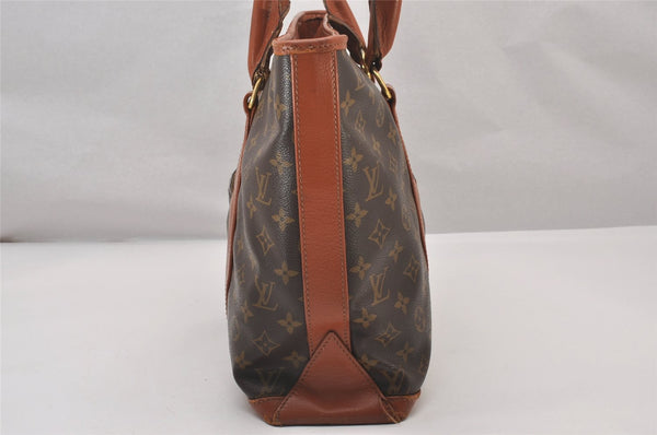 Auth Louis Vuitton Monogram Sac Weekend PM Vintage Tote Hand Bag M42425 LV 3003I