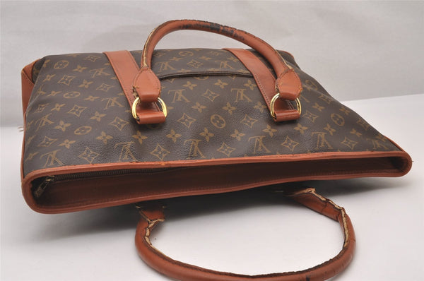 Auth Louis Vuitton Monogram Sac Weekend PM Vintage Tote Hand Bag M42425 LV 3003I