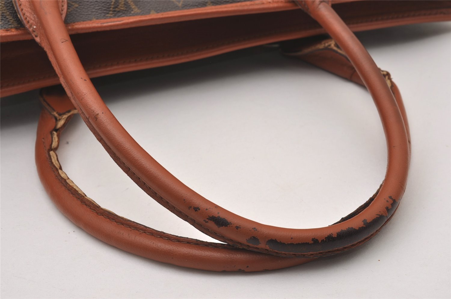 Auth Louis Vuitton Monogram Sac Weekend PM Vintage Tote Hand Bag M42425 LV 3003I