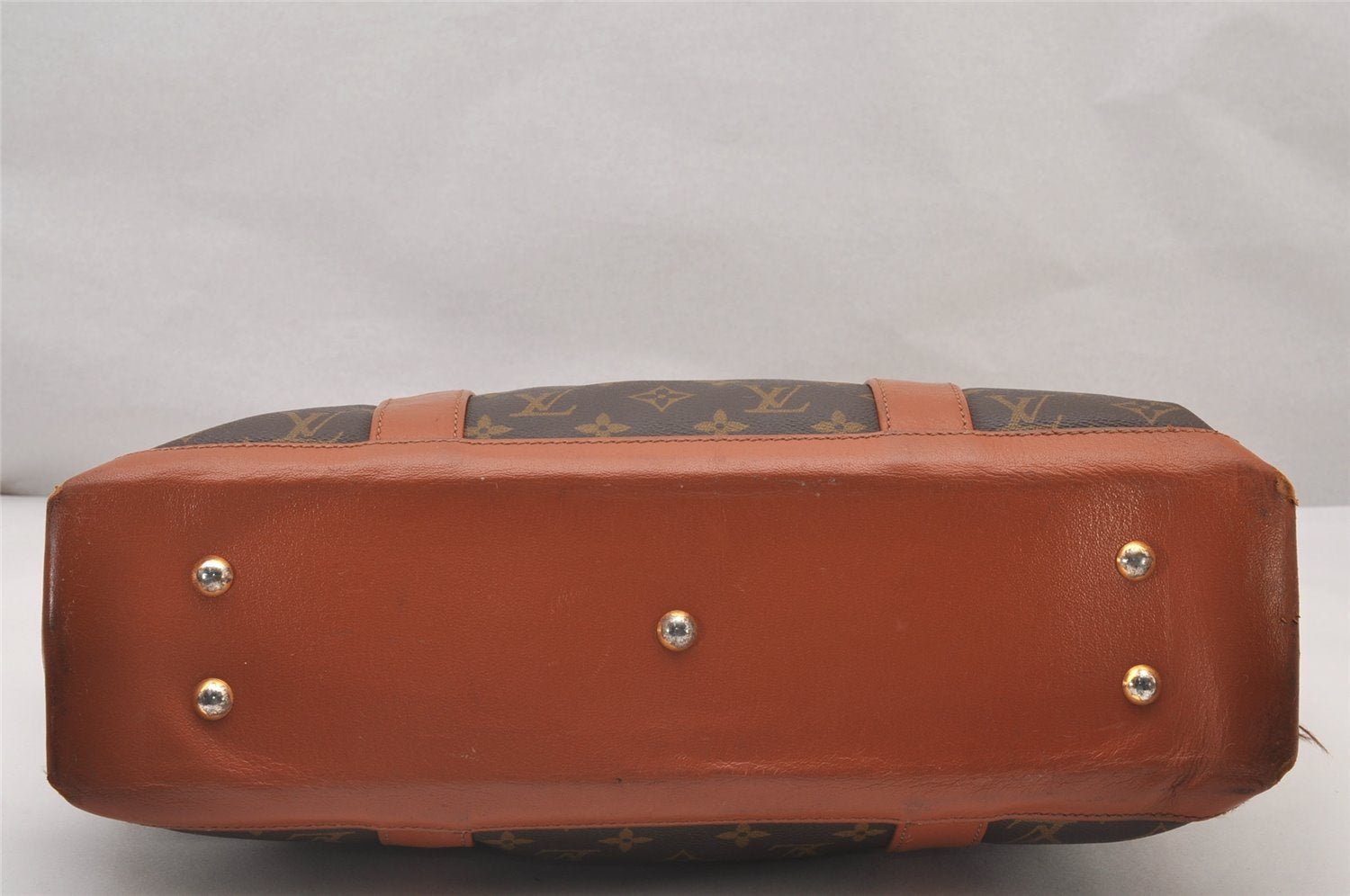 Auth Louis Vuitton Monogram Sac Weekend PM Vintage Tote Hand Bag M42425 LV 3003I