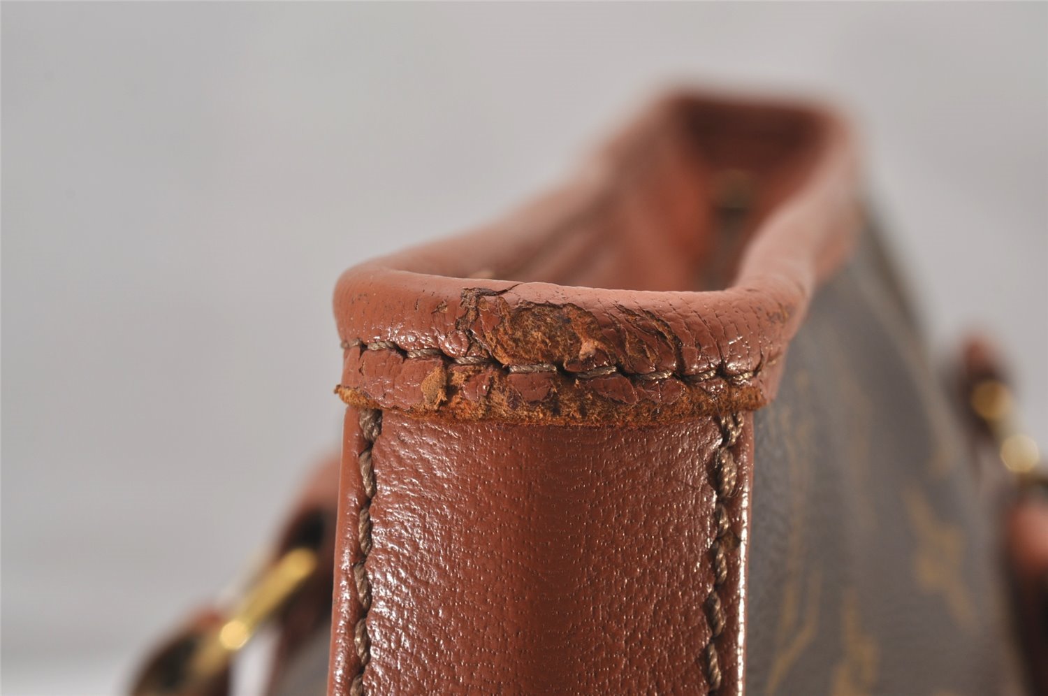 Auth Louis Vuitton Monogram Sac Weekend PM Vintage Tote Hand Bag M42425 LV 3003I