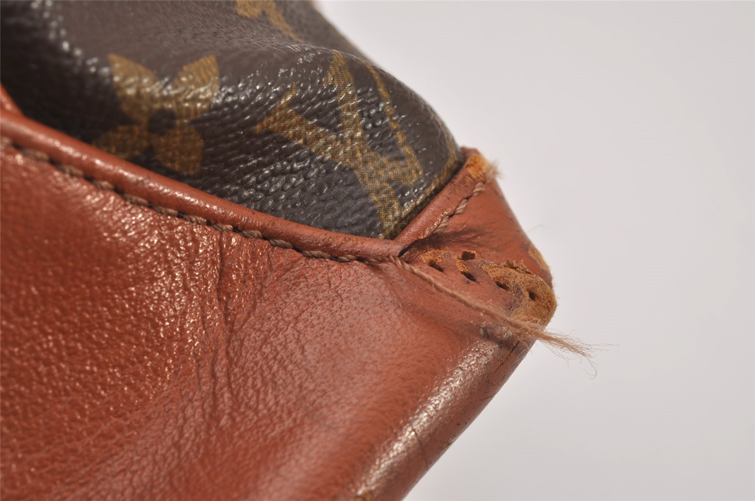 Auth Louis Vuitton Monogram Sac Weekend PM Vintage Tote Hand Bag M42425 LV 3003I