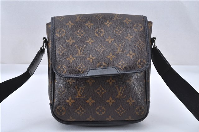 Auth Louis Vuitton Monogram Macassar Bass PM Shoulder Cross Bag M56717 LV 3004F